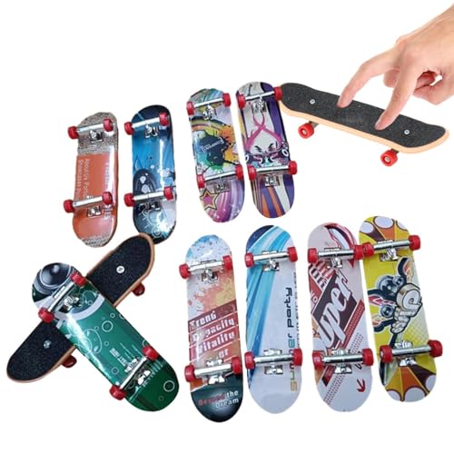 Adsfvs Fingerbretter für Kinder | Fingerboard Finger Skateboards Spielzeug,Professionelle Fingerbretter, kreative Bewegung der Fingerspitzen, Fingersport, Partygeschenke, Neuheitsspielzeug, Geschenk von Adsfvs