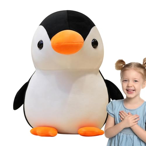 Adsfvs Pinguin-Plüschtier,Pinguin-Stofftier - 13,7 Zoll Kuschelspielzeug | Gemütlicher Schlafbegleiter, weiches Pinguinspielzeug für Auto, Bett, Sofa, Wohnzimmer, Schlafzimmer von Adsfvs