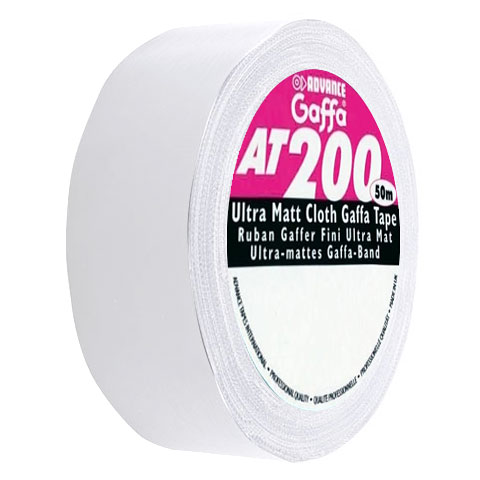 Advance Gaffa AT200 dull white Klebeband von Advance