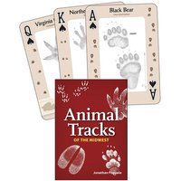 Animal Tracks of the Midwest Playing Cards von Adventure Publications