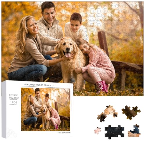 1000/500/200 Stücke Personalisierte Holz Puzzle Benutzerdefinierte Holz Puzzles Machen Sie Ihre eigenen Foto Puzzle Spielzeug Geschenk für Erwachsene Home Decor von Aeozoel