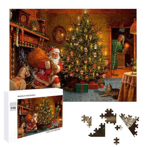 Personalisierte Holz Puzzle Benutzerdefinierte 300/500/1000 Stücke Holz Puzzles Machen Sie Ihre eigene Familie Foto Puzzle Spielzeug Geschenk für Erwachsene Teens Home Decor (500Teile(52 * 38 * 2cm)) von Aeozoel