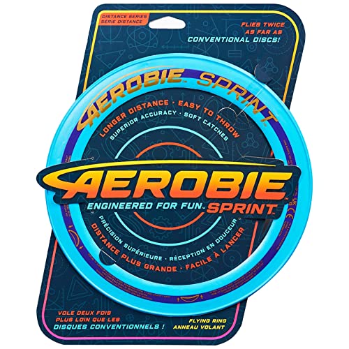 Aerobie 6046394 Sprint Ring Frisbee, Blau, 1 Stück (1er Pack) von Aerobie