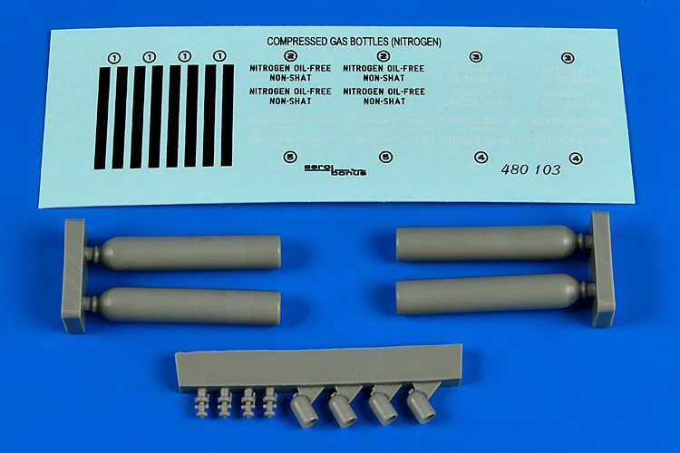 Compressed gas bottles - nitrogen von Aerobonus