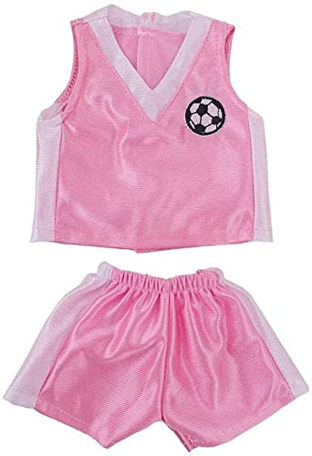 Aeromdale Puppen-Trikot, Kleidung für 46 cm amerikanische Puppen, Sportbekleidung, Zubehör – #D von Aeromdale