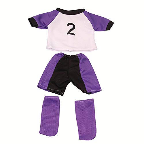 Aeromdale Puppenkleidung Sportanzug Set für 45,7 cm 43 cm Puppenzubehör Nur Spielzeug Puppe Kostüm - # B - 1 Set von Aeromdale