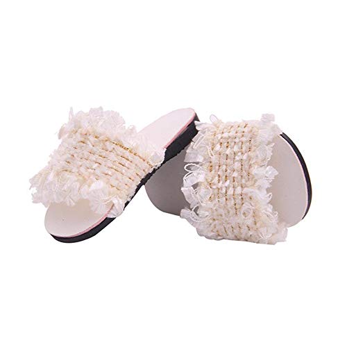 Aeromdale Puppenschuhe, gewebte Sandalen für 45,7 cm große Puppe, 43 cm, Pink, 1 Paar Aeromdale Puppenschuhe, gewebte Sandalen für 45,7 cm große Puppe, 43 cm, Pink, 1 Paar von Aeromdale