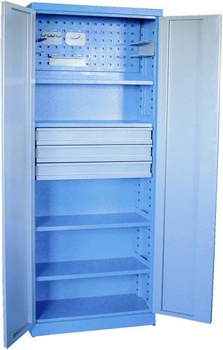 Aerotec 20142018 TYP Universal Werkzeug-Hochschrank (B x H x T) 780 x 1920 x 380mm Blau von Aerotec