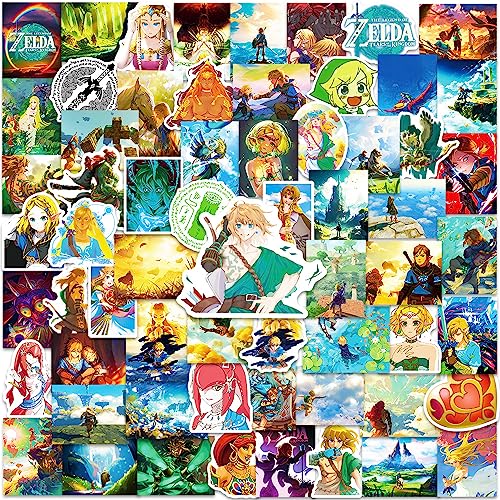 Legend of Zelda Aufkleber für Laptop (100 PCS),Geschenk für Kinder Jugendliche Erwachsene Jungen,Games Stickers Wasserdicht Vinyl Aufkleber für Scrapbook,Skateboard,Auto,Gepäck von Affoto