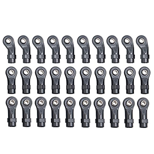 Aflytep 30 STÜCKE Kunststoff Gelenk KöPfe Link Balls Linkage Joint für 1/10 RC Raupenauto -4 TRX4 Teile ZubehöR von Aflytep