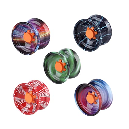 Aflytep 5 StüCk Legierung Responsive Yoyo Balls Responsive Ball Metall AnfäNger String Trick Ball für AnfäNger, Erwachsene Spieler von Aflytep