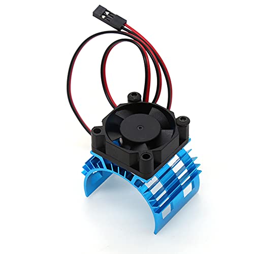 Aflytep FüR A959-B 144001 124019 RC Aluminiumlegierung Motor KüHlköRperabdeckung mit LüFter für 540 550 3650 Motor, 1 von Aflytep