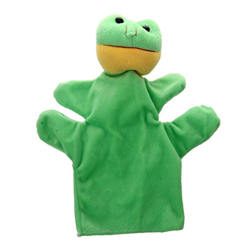 Aflytep Nettes Baby Kind Zoo Farm Animal Hand Socke Handpuppe Finger Sack PlüSchtier : Frog von Aflytep