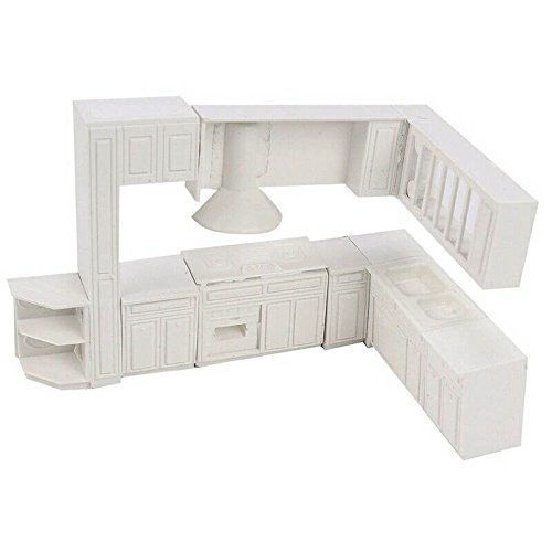 Aflytep Puppenhaus Miniatur Spielzeug Haus Schrank Kuechenmoebel Formen Wohnkultur Kit von Aflytep