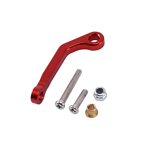 Aflytep für B1 B14 B24 C14 C24 B16 B26 B36 Q60 Q63 Q64 Q65 RC Auto Ersatzteile Metall Servo Zugstange, Rot von Aflytep