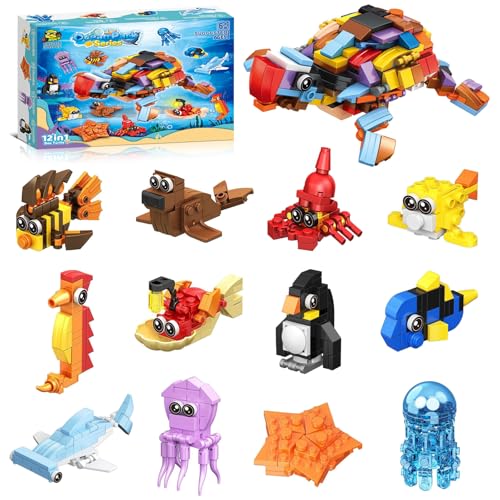 Afufu Mitgebsel Kindergeburtstag Gastgeschenke Kinder 4-12 Jahre Mädchen Jungen, 12 Pack Mini Bausteine Tiere Konstruktionsspielzeug, Baustein Spielzeug Ostergeschenke Geburtstag Party Geschenke Afufu Mitgebsel Kindergeburtstag Gastgeschenke Kinder 4-12 Jahre Mädchen Jungen, 12 Pack Mini Bausteine Tiere Konstruktionsspielzeug, Baustein Spielzeug Ostergeschenke Geburtstag Party Geschenke von Afufu