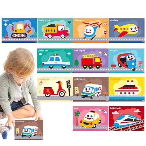 Afurl Foam Sticker Puzzle-Spiel | 3D-Schaumstoffaufkleber Kinder,selbstklebendes kreatives Vorschul-Lernpuzzle-Spielzeug für Partyzubehör von Afurl