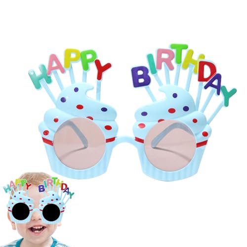 Afurl Happy Birthday-Sonnenbrillen für Kinder,Happy Birthday-Brillen - Lustige Foto-Requisiten-Sonnenbrille - Gläser für Geburtstagsfeiern, lustige Gläser für Kinder und Erwachsene von Afurl