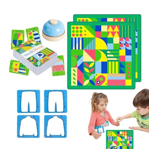 Afurl Party-Brettspiel, Familien-Brettspiele | Grafisches Farbanpassungsspielzeug-Schneidermeisterspiel für Kinder | Interaktive Eltern-Kind-Brettspiele für, Mädchen, Kinder, Erwachsene von Afurl