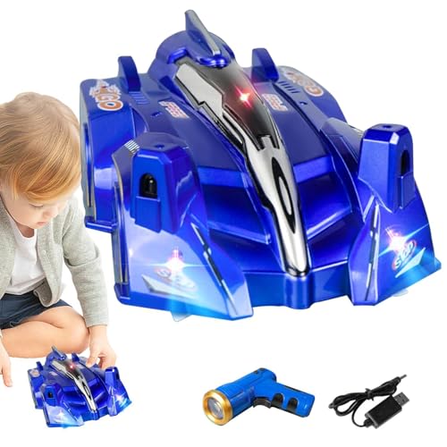 Afurl Rc Light-Guided Wall Race, Rc Stunt Car | Doppelmodus 360 Grad drehbares RC-Auto USB wiederaufladbar - Wiederaufladbares RC-Autospielzeug, USB-aufladbares Indoor-Wandrennen für und Mädchen im von Afurl