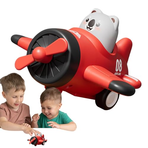 Afurl Zurückziehbares Flugzeug, Zurückziehbares Flugzeugspielzeug | Koala Kinderspielzeugflugzeug | Flugzeug-Autospielzeug für Kinder ab 3 Jahren, Koala-Flugzeugspielzeug, kleine Rückzugsflugzeuge von Afurl