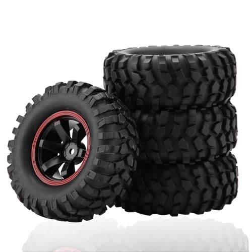 1/10 RC Radreifen, 4 Stück 96x38mm 12mm Hex Universal 6 Loch RC Radreifen Gummireifen Offroad Räder Raupenräder RC Auto Reifen Räder Naben Set Upgrade Zubehör für RC Crawler Geländewagen Maßstab 1:10 1/10 RC Radreifen, 4 Stück 96x38mm 12mm Hex Universal 6 Loch RC Radreifen Gummireifen Offroad Räder Raupenräder RC Auto Reifen Räder Naben Set Upgrade Zubehör für RC Crawler Geländewagen Maßstab 1:10 von Agatige