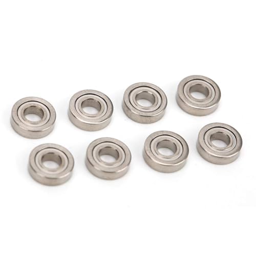 RC Lager Upgrade Tool, 8 Stück RC-Auto-Kugellagerteil, 3 x 7 x 2 mm RC Auto Lager Upgrade Tool Fit für 1/28 K969 K989 P929, Metallfelgen, Kugellager, Fernbedienung, Ersatz-Lager RC Lager Upgrade Tool, 8 Stück RC-Auto-Kugellagerteil, 3 x 7 x 2 mm RC Auto Lager Upgrade Tool Fit für 1/28 K969 K989 P929, Metallfelgen, Kugellager, Fernbedienung, Ersatz-Lager von Agatige