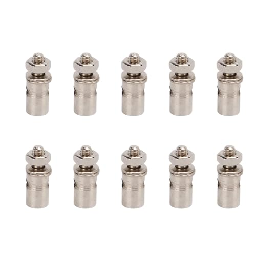 Agatige 10 Stück/Satz 1,3mm Einstellbare Schubstange Stecker Gestänge Stopper RC Modell Servo Schubstange Stecker Hubschrauber einstellbare pushrod Connector Linkage Stopper Ersatz von Agatige