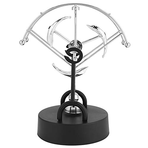 Agatige Perpetual Motion Desk Skulptur, Dolphin Metal Ball Dekompressionsspielzeug Science Physical Desk Toy für Erwachsene und Kinder Geschenke von Agatige