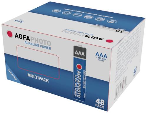 AgfaPhoto Power LR03 Micro (AAA)-Batterie Alkali-Mangan 1.5V 48St. von Agfaphoto