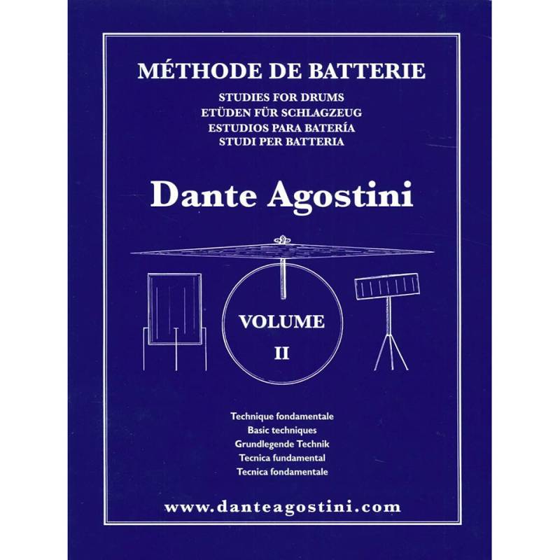 Dante Agostini Methode de Batterie Vol. 2 - Technique Fondamentale von Dante Agostini