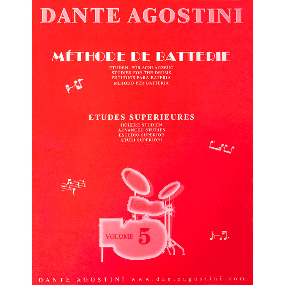 Dante Agostini Methode de Batterie Vol. 5 - Etudes Suplement Lehrbuch von Dante Agostini