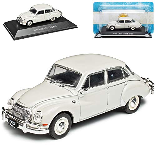 Auto Union 1000 S Limousine Grau 1958-1963 mit Sockel 1/43 DeAgostini Modell Auto von Agostini