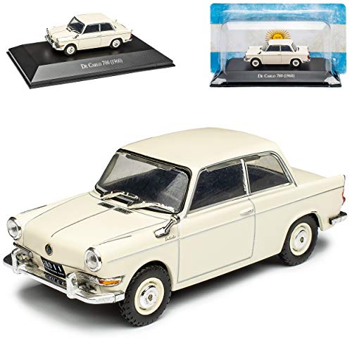 B-M-W 700 De Carlo Sport Coupe Beige Cream 1959-1965 mit Sockel 1/43 DeAgostini Modell Auto von Agostini