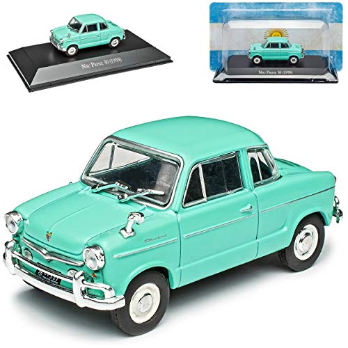 NSU Prinz II Grün 1958-1960 mit Sockel 1/43 DeAgostini Modell Auto von Agostini