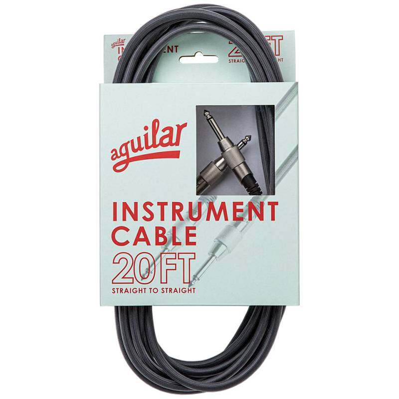 Aguilar 6 m BLK, Klinke/Klinke, Gerade/Gerade Instrumentenkabel von Aguilar