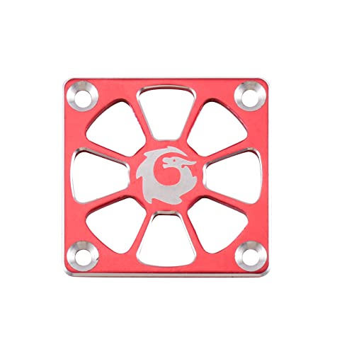 Agwuoetr 40mm Cooling Fan Carbon/Metall Lüfterabdeckung für RC Motor ESC Lüfterschutzabdeckung, Rot Agwuoetr 40mm Cooling Fan Carbon/Metall Lüfterabdeckung für RC Motor ESC Lüfterschutzabdeckung, Rot von Agwuoetr