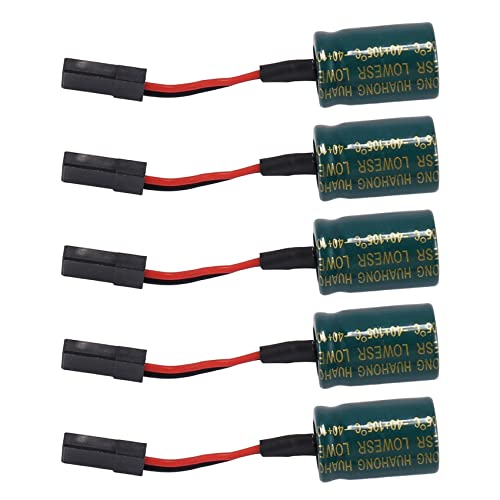 Agwuoetr 5 StüCk 3300UF 16V Spannungsschutz A3 Flight Control EmpfäNger GroßEr Kondensatorschutz mit Stecker für RC Drohnen FUTABA Agwuoetr 5 StüCk 3300UF 16V Spannungsschutz A3 Flight Control EmpfäNger GroßEr Kondensatorschutz mit Stecker für RC Drohnen FUTABA von Agwuoetr