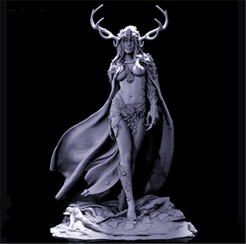 1/24 Ancient Fantasy Elf Female Warrior Resin Model Kit Unbemalte und nicht zusammengebaute Miniaturfiguren //Pj1-79 Ahowse von Ahowse