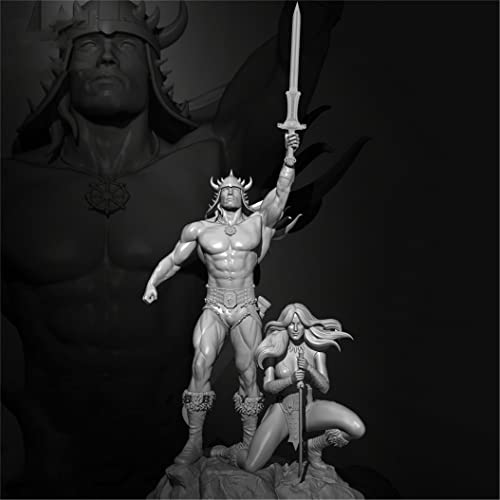 1/24 Ancient Fantasy Kings and Female Warriors Resin Model Kit Unbemalte und Nicht zusammengebaute Miniaturfiguren //Pj1-62 Ahowse von Ahowse