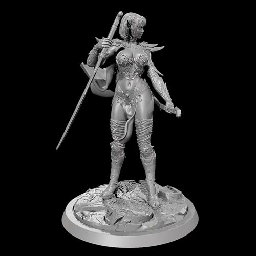 1/24 Ancient Female Warrior Resin Soldier Model Kit Unbemalt und unmontiert Soldier Resin Model Kit //O9R3S2 von Ahowse