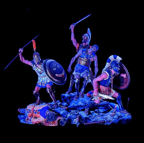 1/32 Ancient Greek Warrior Resin Modellbausatz Unbemalte und unmontierte Resinteile // 5c7E-2 von Ahowse