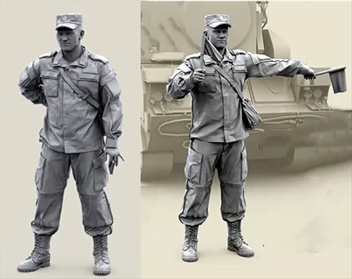 1/35 Russischer Kommando Soldat Resin Modellbausatz Unbemalter und unmontierter Soldat Resin Modellbausatz (2 Figuren, Keine Panzer) // x1U7A2 von Ahowse