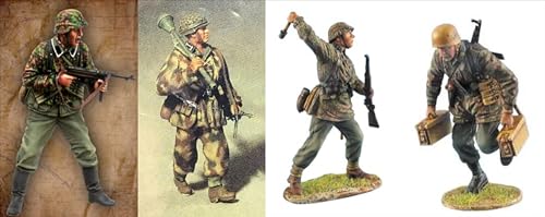 1/35 WWII German Soldier Resin Model Kit Unbemalte und unmontierte Resin Modellteile (4 Personen) //8D5w-26 von Ahowse