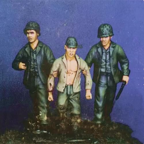 1/35 WWII Soldier Resin Soldier Model Kit Unbemalt und unmontiert Soldier Resin Model Kit (3 Personen) //o3J7A2 von Ahowse