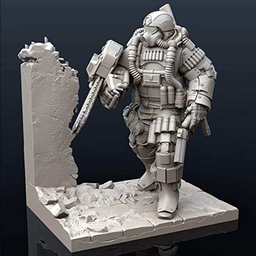 Ahowse 1/35 Resin Figure Sci-Fi Mecha Warrior Resin Diecast Model Miniature Kit (Unbemalt und Unmontiert) // Yc2-92 von Ahowse