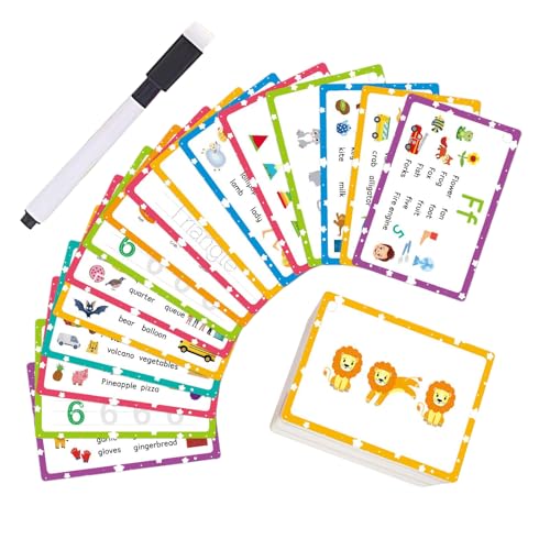 Ahuuen Alphabet Karteikarte | Farbenfrohe Buchstabenerkennungskarten für Kinder,Pädagogisches Lernspielzeug Für Kindergarten Klassezimmer Und Zu Hause Ahuuen Alphabet Karteikarte | Farbenfrohe Buchstabenerkennungskarten für Kinder,Pädagogisches Lernspielzeug Für Kindergarten Klassezimmer Und Zu Hause von Ahuuen