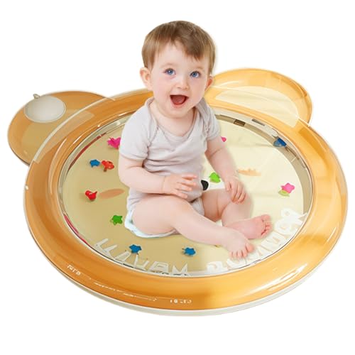 Ahuuen Baby Wasser Matte | Aufblasbare Kühlende Spielunterlage - Tragbares Baby Spielzeug Für Aktivitäten Zuhause, Kindergarten Und Krippe Ahuuen Baby Wasser Matte | Aufblasbare Kühlende Spielunterlage - Tragbares Baby Spielzeug Für Aktivitäten Zuhause, Kindergarten Und Krippe von Ahuuen