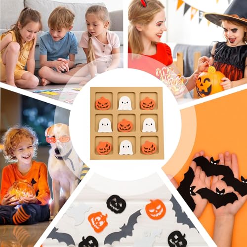Ahuuen Brettspiele Für Die Familie - Logik Holz DREI Gewinnt Schach,Strategie Halloween Gesellschaftsspiel für Kinder und Erwachsene für Nacht Zuhause Schule Camping Flugzeug Auto Verabredung und Ahuuen Brettspiele Für Die Familie - Logik Holz DREI Gewinnt Schach,Strategie Halloween Gesellschaftsspiel für Kinder und Erwachsene für Nacht Zuhause Schule Camping Flugzeug Auto Verabredung und von Ahuuen
