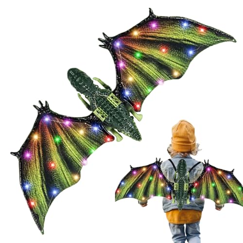 Ahuuen Drachenflügel | Elektrische Dinosaurier Flügel Spielzeug,Realistisches Kinderkostüm Mit LED-Lichtern Und Musik Für Kleinkinder Geburtstag Weihnachten Ahuuen Drachenflügel | Elektrische Dinosaurier Flügel Spielzeug,Realistisches Kinderkostüm Mit LED-Lichtern Und Musik Für Kleinkinder Geburtstag Weihnachten von Ahuuen